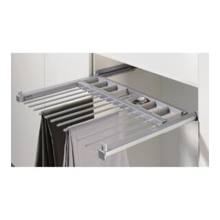 Hettich Porte-pantalons extensible Amari, argent, 800 - 900