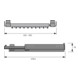 Hettich Porte-pantalons extensible Amari, argent, 800 - 900