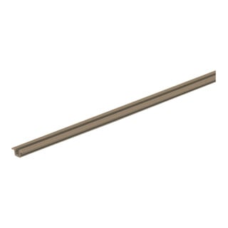 Hettich Profil de course et de guidage inférieur, 4000 mm, 30 kg SlideLine 55 70961, brun foncé