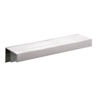 Hettich Profil de guidage MB haut, 3000 mm STB 11, 71117 argent, anodisé
