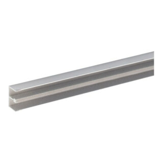 Hettich Profil de guidage MB inférieur, 5000 mm SlideLine 97, 76470 argent, anodisé