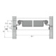Hettich Quadro 12,74862 tiroir partiel sous-meuble gauche et droit pour fournitures de bureau-3