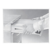 Hettich QV6 25 SFD FL/600 EB Quadro VA Caisson bois-4