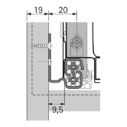 Hettich QV6 30 SFD FL/470 EB 9,5_ LI QG33327-3
