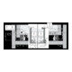 Hettich QV6 30 SFD FL/580 EB QUADRO VA Caisson bois