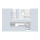 Hettich Rastex 15 mit Abdeckrand, vernickelt, 19 mm