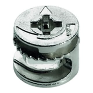 Hettich Rastex 15 ohne Abdeckrand, blank, 19 mm