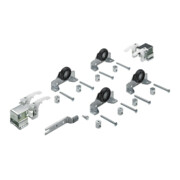 Hettich Schiebetürbeschlag Top Line 1 2-türig Komplett-Set 50kg DIN L/R