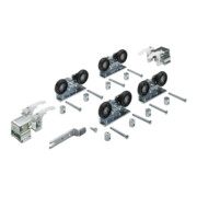 Hettich Schiebetürbeschlag Top Line 1 2-türig Komplett-Set 75kg DIN L/R
