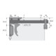 Hettich Schnäpper/Aufsteckhalter für Tablaranwendungen Quadro 25 und Quadro V6-4