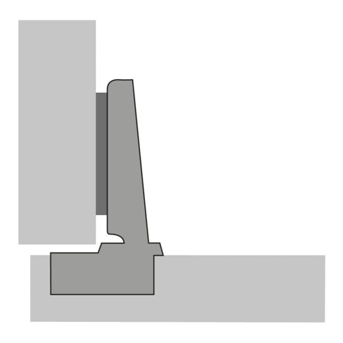 Hettich Schnellmon.-Scharn.Intermat 9943 K.0,0mm TH 42 z.Anschr.