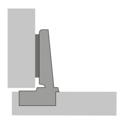 Hettich Schnellmon.-Scharn.Intermat 9943 K.0,0mm TH 42 z.Anschr.