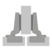 Hettich Schnellmon.-Scharn.Intermat 9943 K.9,5mm TH 42 z.Anschr.-4