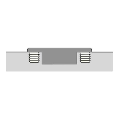 Hettich Intermat 110°-Scharnier (Intermat 9943), vorliegend, Öffnungswinkel 110°, TH-Bohrbild 52 x 5,5 mm, zum Einpressen (ø 10 x 11)