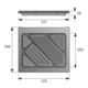 Hettich Schreibmaterialschale Caddy Systema Top 2000 9065669 Kunststoff schwarz-3