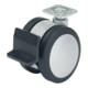Hettich Schreibt.cont. Rouleau jumeau avec blocage, Ø75 mm Bala d-lock 9078515 caoutchouc thermoplastique-1