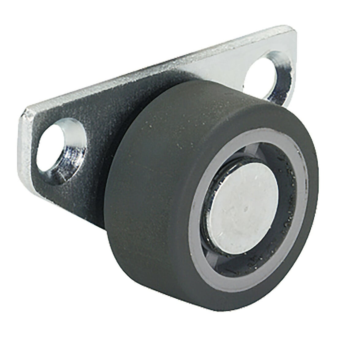 Hettich Schreibtischcontainer Seitenrolle Asim fix 2809,Ø 30mm Stahlblech verz. Rad PP