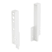 Hettich Schubkasten-Rückwandverbinder ArciTech, 9149281 links/rechts Stahl weiß