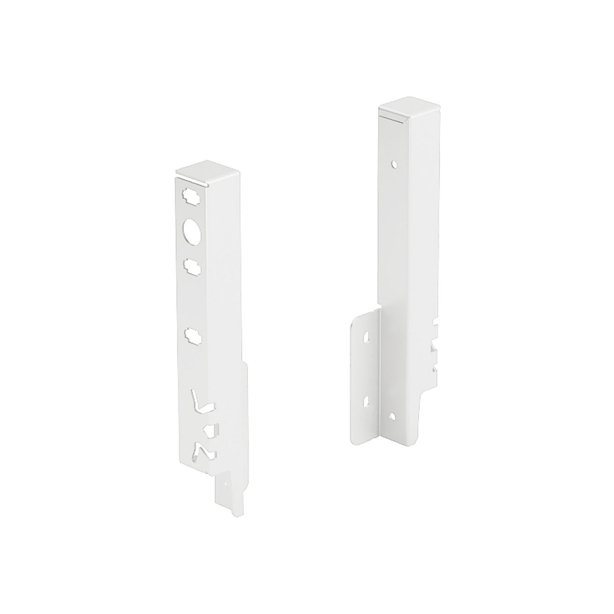 Hettich Schubkasten-Rückwandverbinder ArciTech, 9149281 links/rechts Stahl weiß