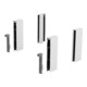 Hettich SchubkastenDesignelementadap. ArciTech, 9122980 mit Frontbefestigung weiß-1