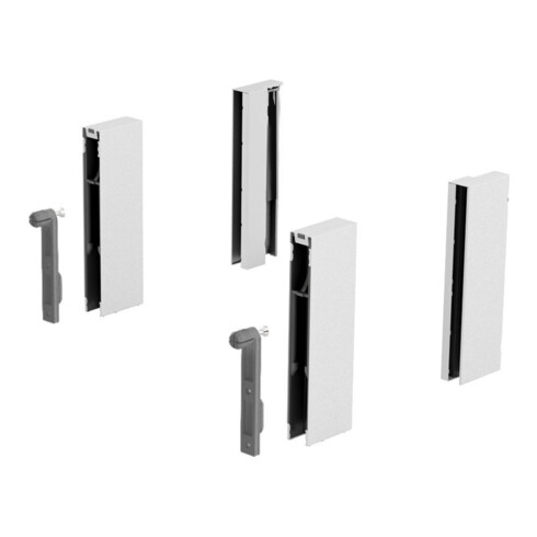 Hettich SchubkastenDesignelementadap. ArciTech, 9122980 mit Frontbefestigung weiß