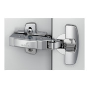 Hettich Sensys Dicktürscharnier, Türdicke bis 32 mm, mit integrierter Dämpfung Sensys 8631i, vernickelt, vorliegend, Öffnungswinkel 95 Grad, Bohrbild TH 52 x 5,5 mm, zum Anschrauben-1