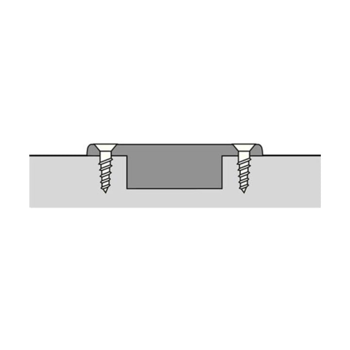 Hettich Sensys Scharnier mit integrierter Dämpfung Sensys 8645i, vernickelt, einliegend, Öffnungswinkel 110 Grad, Bohrbild TH 52 x 5,5 mm, zum Anschrauben