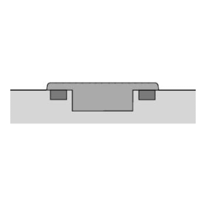 Hettich Sensys Scharnier ohne Schließautomatik Sensys 8675, vernickelt, vorliegend, Öffnungswinkel 110 Grad, Bohrbild TH 52 x 5,5 mm, TS 48 x 6 mm, Schnellmontage Fix 10 x 6 mm
