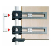 Hettich Set Accura Bohrlehre für Griffe und Knöpfe