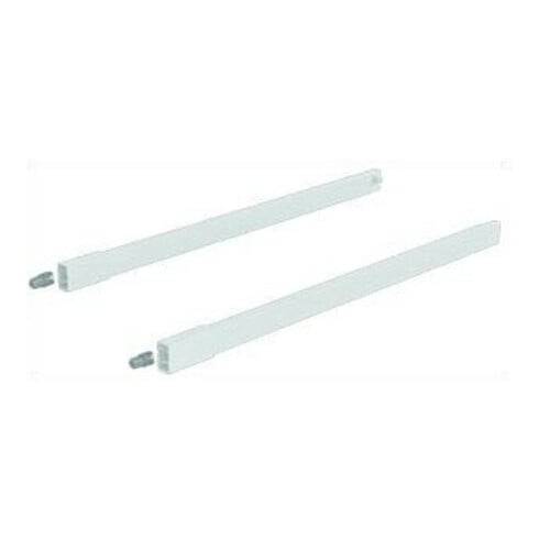 Hettich Set de barres longitudinales tiroir ArciTech, 9149289 NL450mm, gauche et droite, blanc