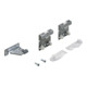 Hettich Set de ferrures pour porte coulissante, TopLine 25, 26081 1-T., pour porte appliquée 25kg-1