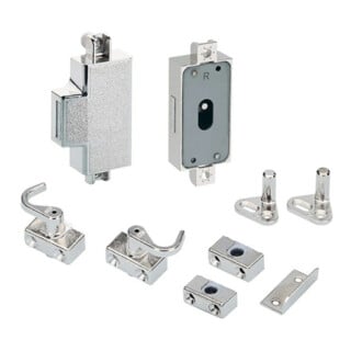 Hettich Set Drehstangenschloss, D 25, zum Anschrauben, links