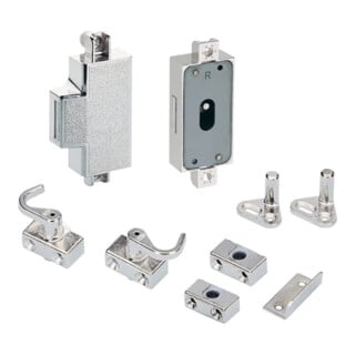 Hettich Set Drehstangenschloss, D 25, zum Anschrauben, rechts