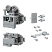 Hettich Set WLL PC, mittel, m. SA , rechts, grau