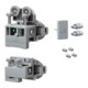 Hettich Set WLL PC, mittel, o. SA , rechts, grau-1
