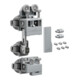 Hettich Set WLL PC, schwer, o. SA , links, grau-1