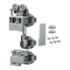 Hettich Set WLL PC, schwer, o. SA , rechts, grau-1