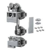 Hettich Set WLL PC, schwer, o. SA , rechts, grau