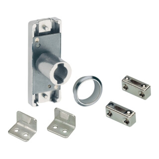 Hettich Set Zylinderschubstangenschloss Z23, ø 18 mm, rechts