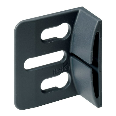 Hettich SlideLine M MB-battant, 9115216 30kg plastique, gris