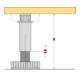 Hettich Sockelverstellfuss 061853 Ku.schwarz 150mm Bereich 139-175mm-3