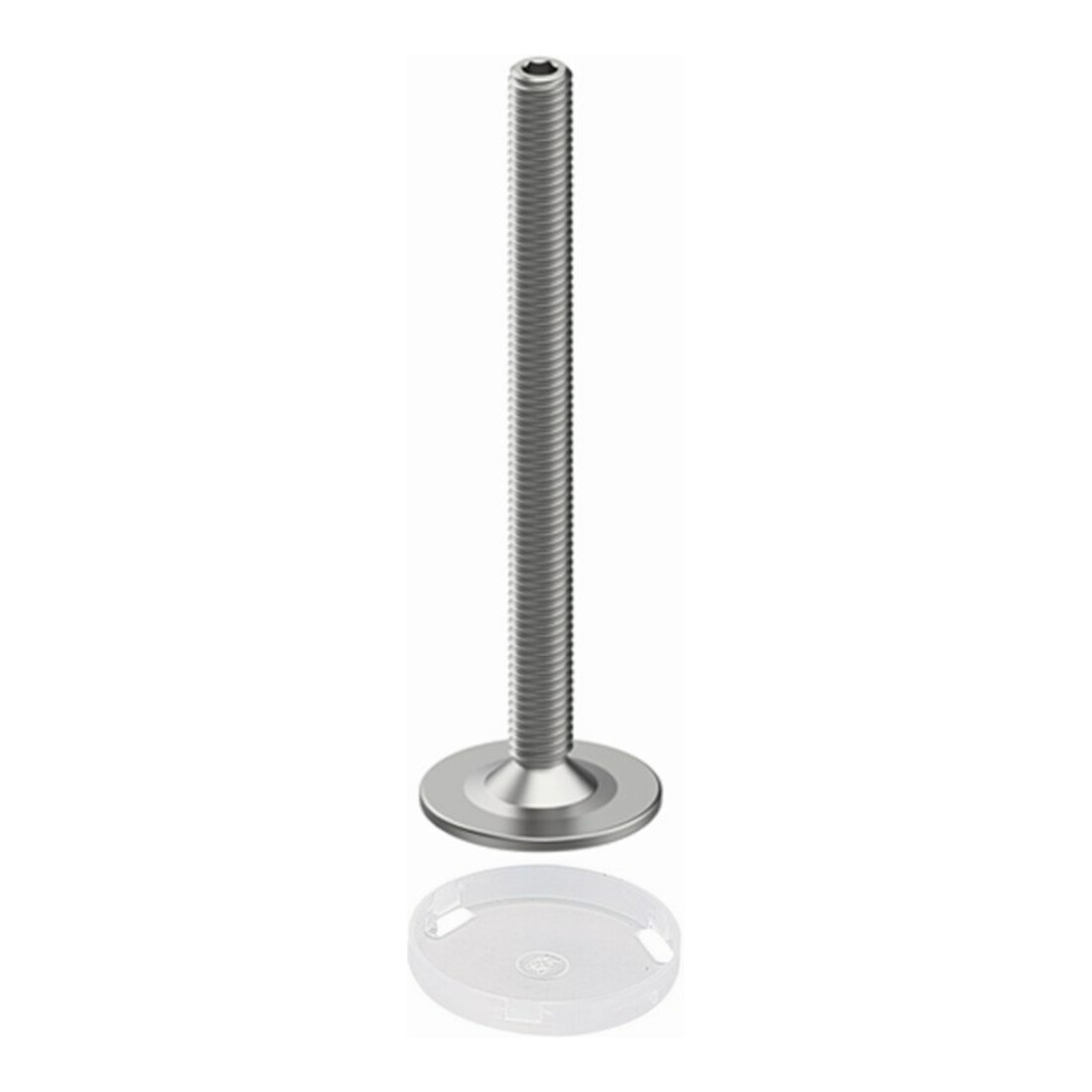 Hettich Sockelverstellschraub, 9318255,M8x50mm,vz.
