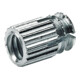 Hettich Spreizmuffe M4 Bohr, Durchmesser 5mm, 48578 Stahl, verzinkt-1