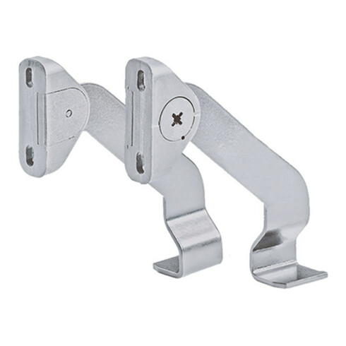 Hettich ST Tiroir-bloc acier pour inclinaison à paliers 9186462 acier aluopt. poudré
