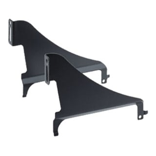 Hettich Stahlschubkasten Blendenstütze f.Hängeregistraturrahmen 75555 Stahl schwarz pulverb.