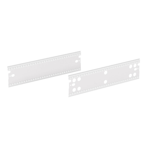Hettich Stahlschubkasten-OrgaLine pour tiroir large Systema Top 2000, 9078227 acier aspect alu