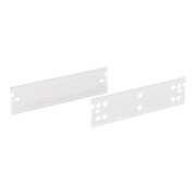 Hettich Stahlschubkasten-OrgaLine pour tiroir large Systema Top 2000, 9078227 acier aspect alu