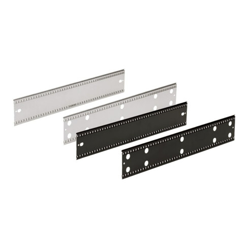 Hettich Stahlschubkasten-OrgaLine pour tiroir large Systema Top 2000, 9078227 acier aspect alu