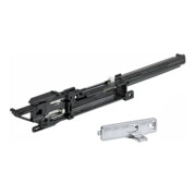 Hettich STAschubk.Selbsteinzuggeh Systema Top 2000 9186465 rechts aluminiumoptik