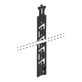 Hettich Stop Control 77524 Verrouillage tiroir 5,5 H plastique noir